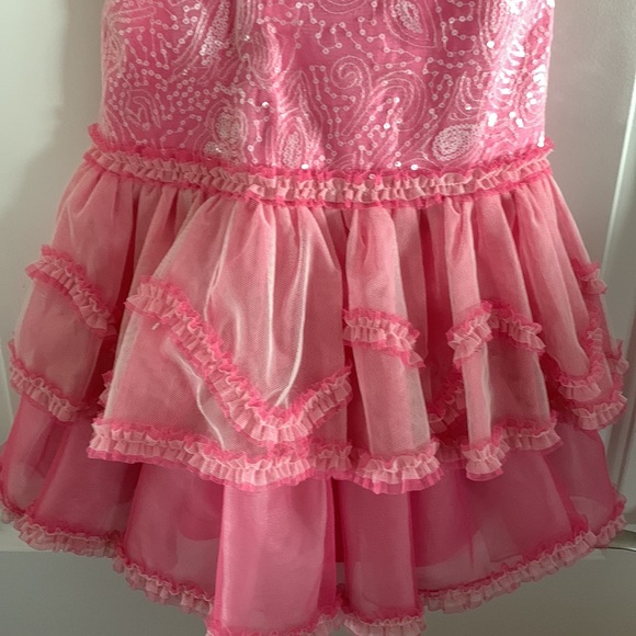 Isobella and Chloe Pink Tulle Dress - Picture 3 of 9